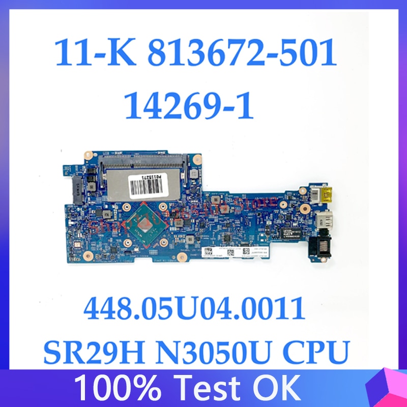 813672-001 813672-501 ĺ X360 11T-K 11-K Ʈ   448.05U04.0011 SR29H N3050U CPU 100%  ۵